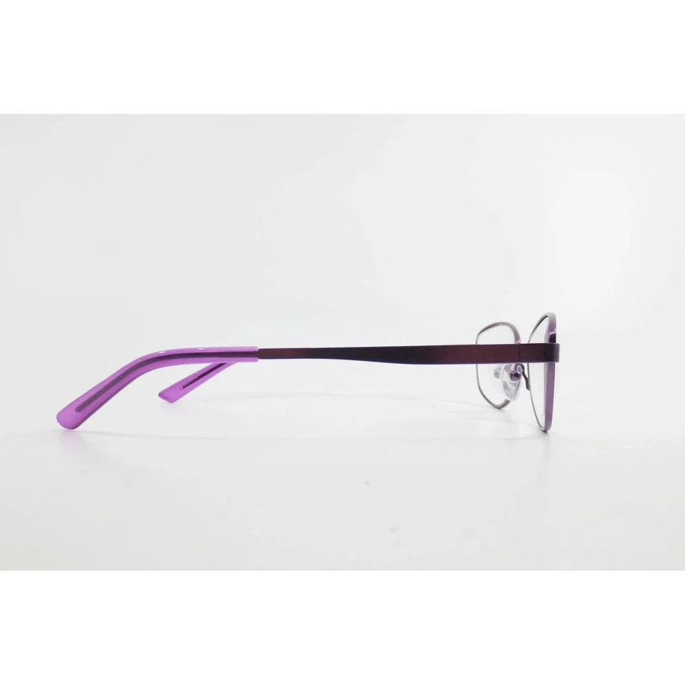 WM 6102 PU Purple Metal Oval Eyeglass Frames 53-17-140 Full Rim Glasses